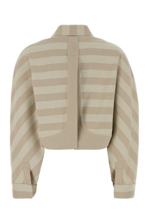 Embroidered drill jacket FENDI (FLF863AW8G)