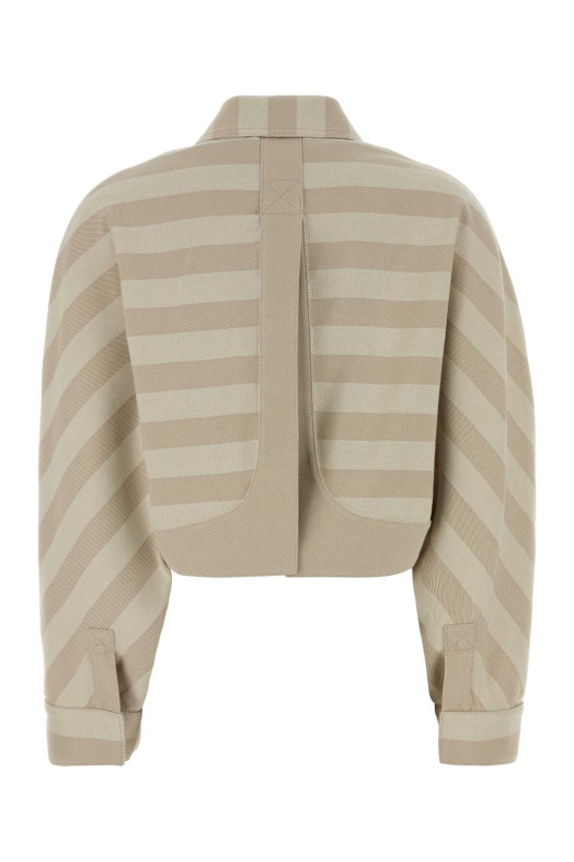 Embroidered drill jacket FENDI (FLF863AW8G)