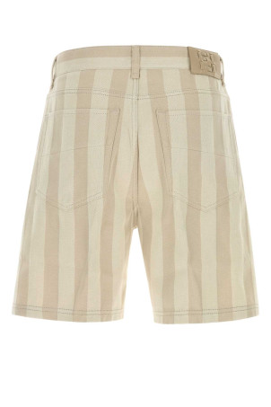 Embroidered canvas bermuda shorts FENDI (FLP369B15B)