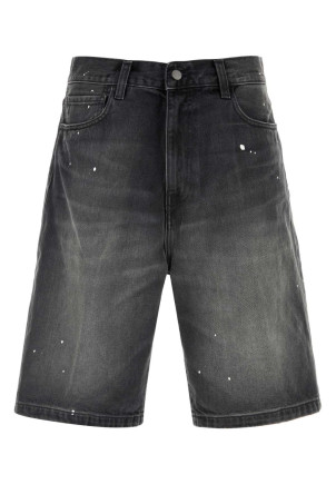 Black denim Landon Short CARHARTT WIP (I037028)