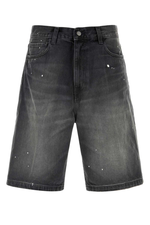 Шорти Landon з чорного деніму CARHARTT WIP (I037028)