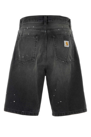 Black denim Landon Short CARHARTT WIP (I037028)