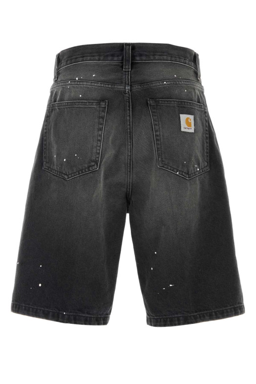 Шорти Landon з чорного деніму CARHARTT WIP (I037028)