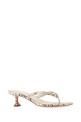 Printed leather Juliette thong mules AMINA MUADDI (JULIETTETHONG45)