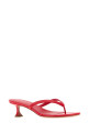 Red nappa leather Juliette thong mules Red AMINA MUADDI (JULIETTETHONG45)