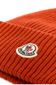 Оранжевая шапка-бейсболка из смешанной шерсти MONCLER (K20913B00075M1127)