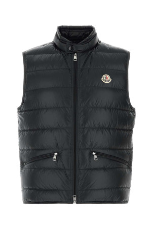 Black nylon sleeveless Gui down jacket Black MONCLER (L10911A1070053029)