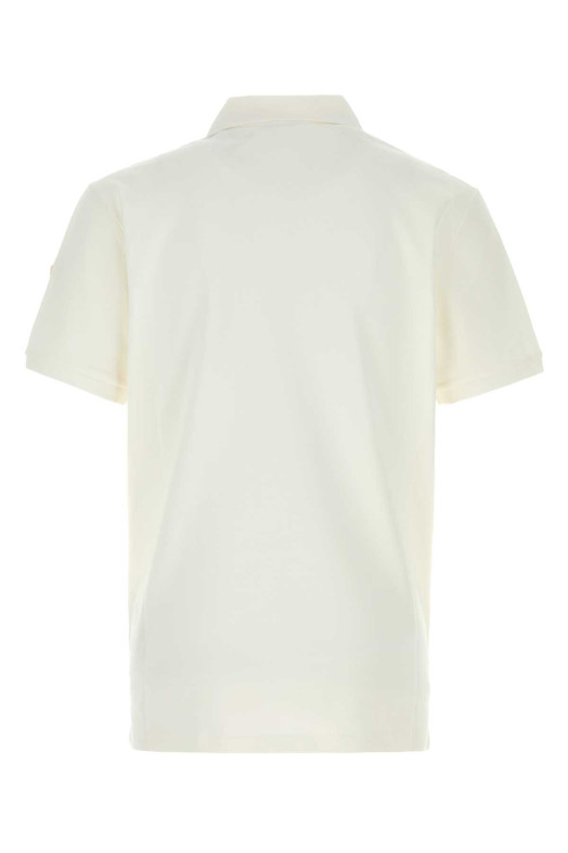 White piquet polo shirt Multicolor MONCLER (L10918A0003189A16)