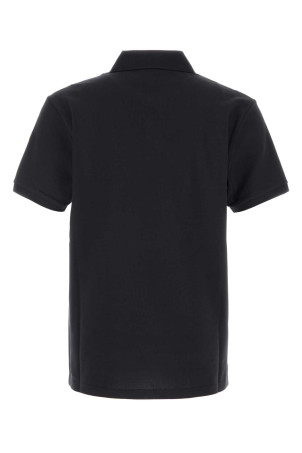 Black piquet polo shirt MONCLER (L10918A0003189A16)