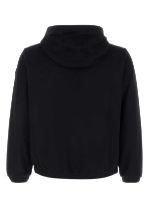 Свитшот из смешанной ткани цвета «полуночный синий» MONCLER (L10918G0002289B5F)