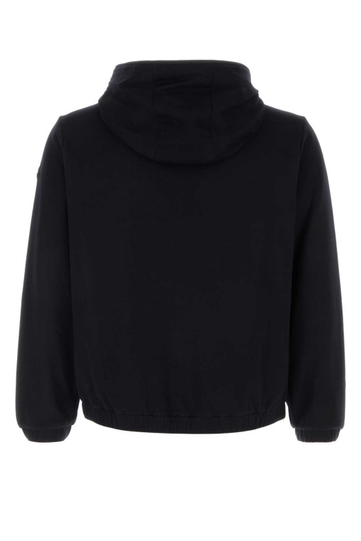 Свитшот из смешанной ткани цвета «полуночный синий» MONCLER (L10918G0002289B5F)