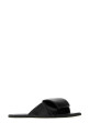 Black leather Origami slippers Black LOEWE (L815465XBD)