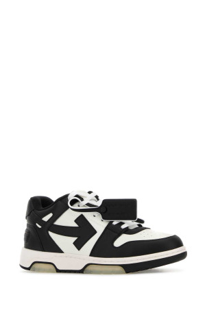 Двухцветные кожаные кроссовки Out Of Office от OFF WHITE (M189C9L007) OFF-WHITE