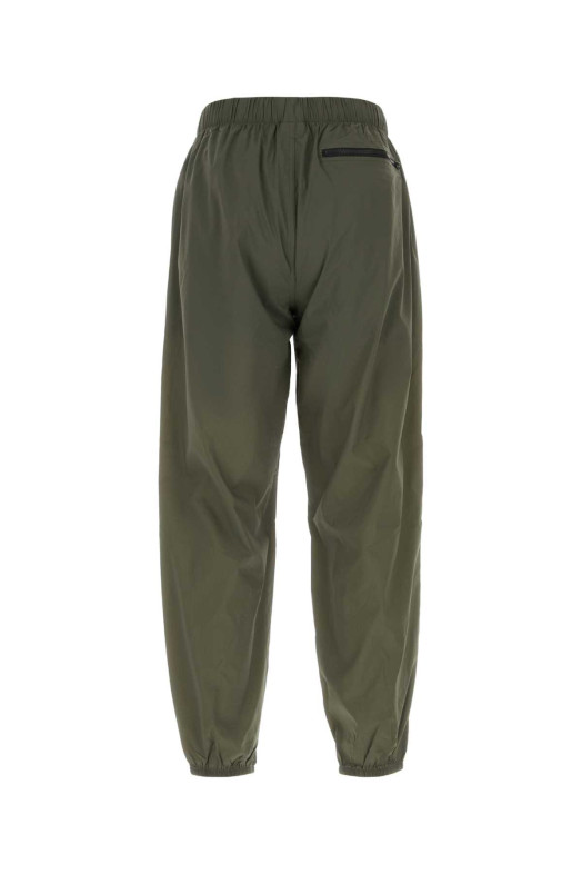 Джоггеры из нейлона оливкового цвета THE NORTH FACE (NF0A8EFV)
