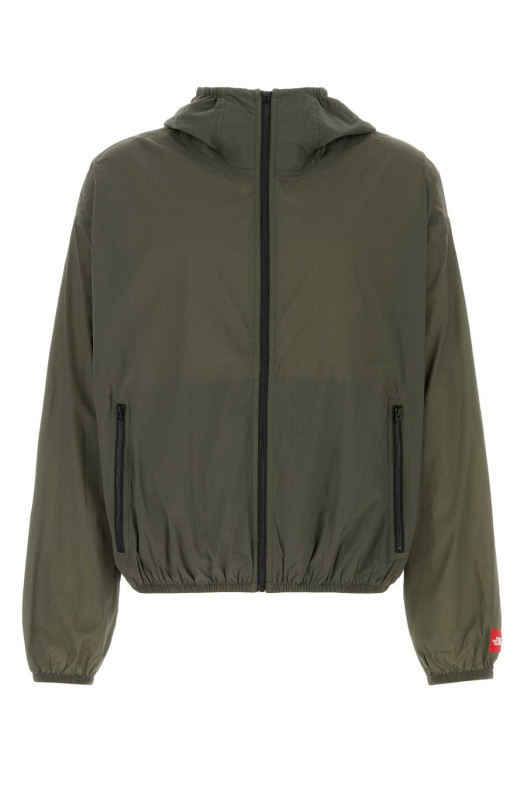 Куртка из нейлона оливкового цвета THE NORTH FACE (NF0A8EFW)