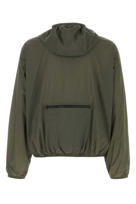 Куртка из нейлона оливкового цвета THE NORTH FACE (NF0A8EFW)