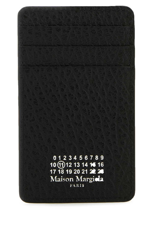 Чорний шкіряний картхолдер MAISON MARGIELA (SA1VX0017P4455)