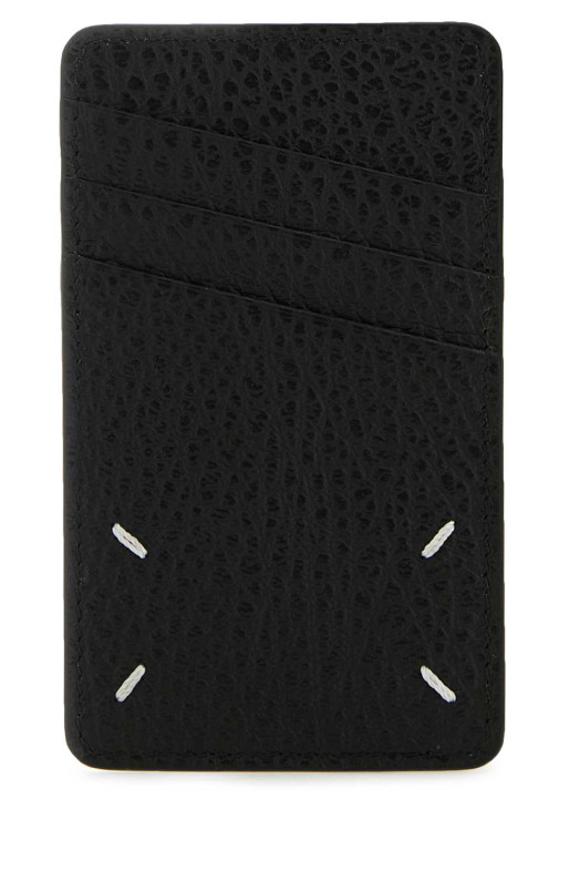 Чорний шкіряний картхолдер MAISON MARGIELA (SA1VX0017P4455)