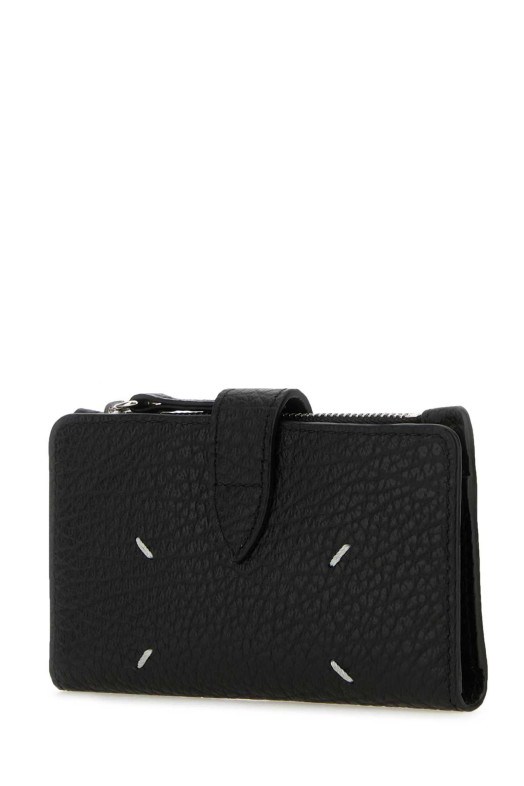 Black leather wallet MAISON MARGIELA (SA1VX0019P4455)