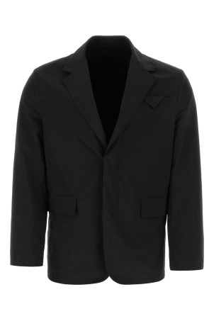 Black polyester and nylon blazer Black PRADA (SD169SOOO14B4)