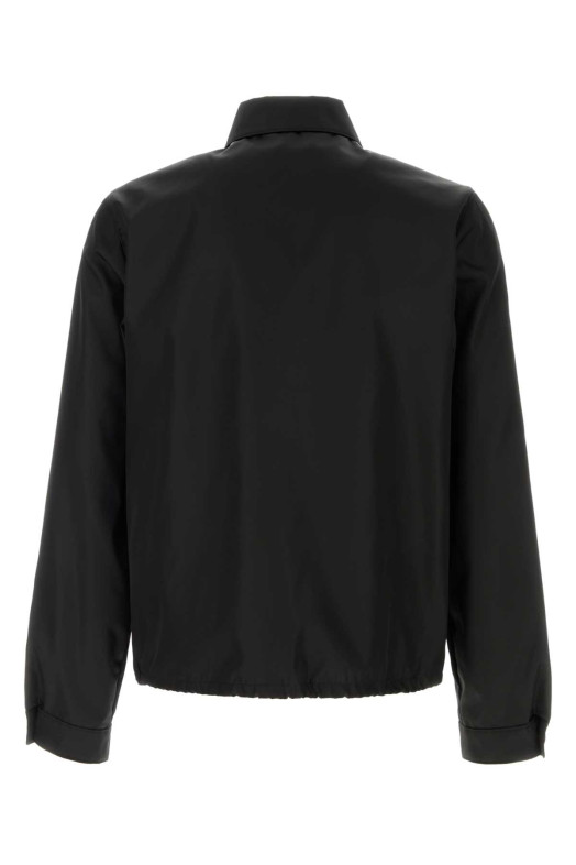 Черная куртка из нейлона Black PRADA (SGB684SOOO1WQ8)