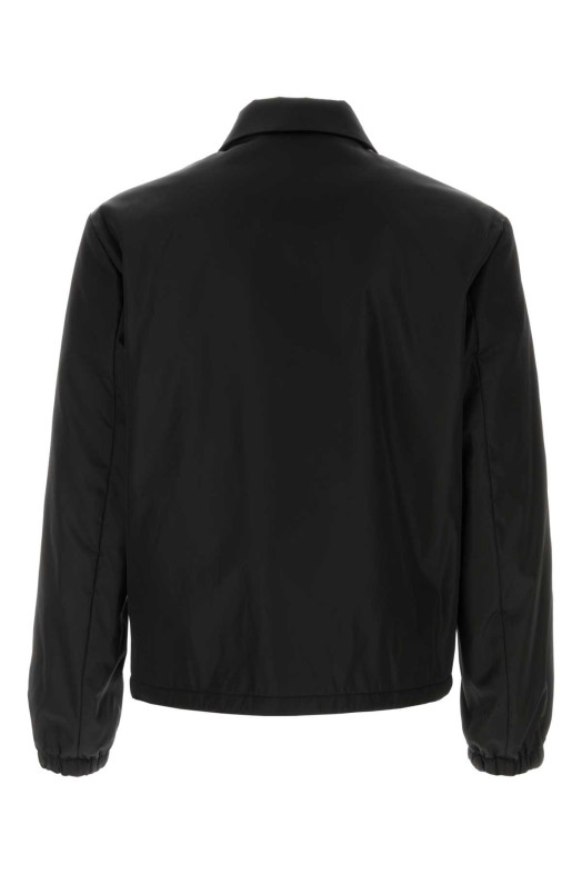Черная куртка из нейлона Black PRADA (SGD110SOOO1WQ8)