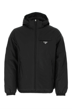 Black Re-Nylon down jacket Black PRADA (SGN955S1911WQ9)