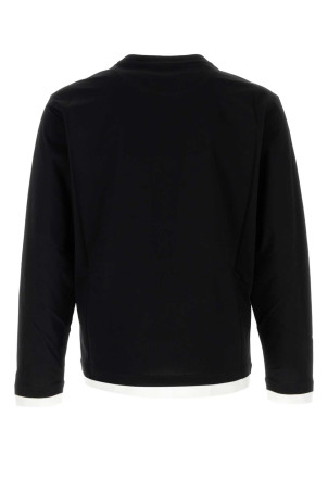 Black cotton t-shirt PRADA (UJL73BSWMO11CD)