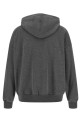 'Shiny Trims' hoodie Gray