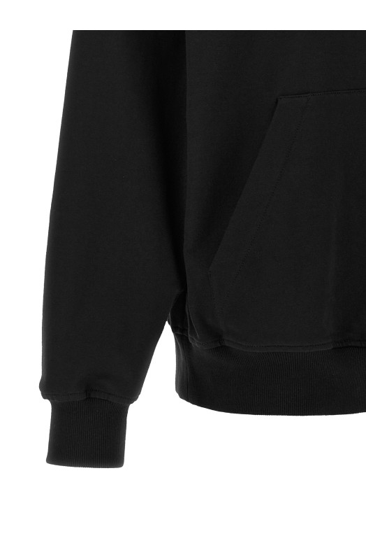 'Shiny Trims' hoodie Black