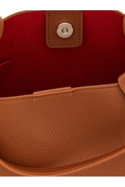 'Bettina' mini shopping bag Brown