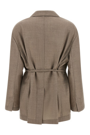 Fresh wool blazer Beige