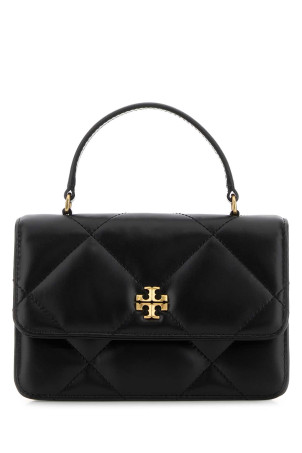 Black leather Kira handbag TORY BURCH (158326)