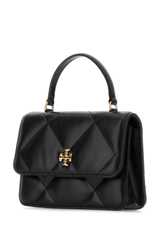 Black leather Kira handbag TORY BURCH (158326)