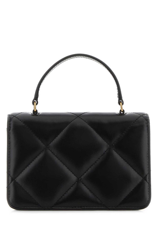 Black leather Kira handbag TORY BURCH (158326)