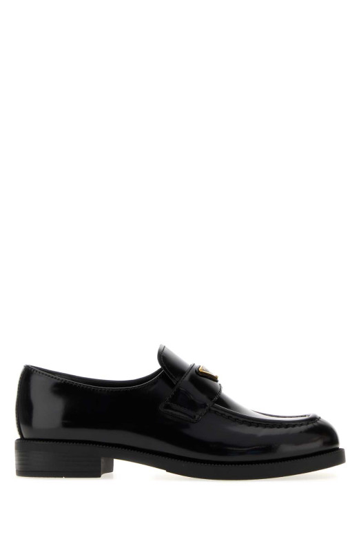 Black leather loafers Black PRADA (1D329NFDX25055)