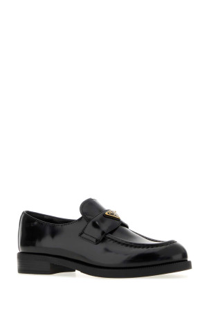 Black leather loafers Black PRADA (1D329NFDX25055)