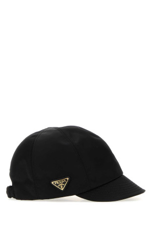 Black Re-Nylon baseball cap PRADA (1HC5182DMI)