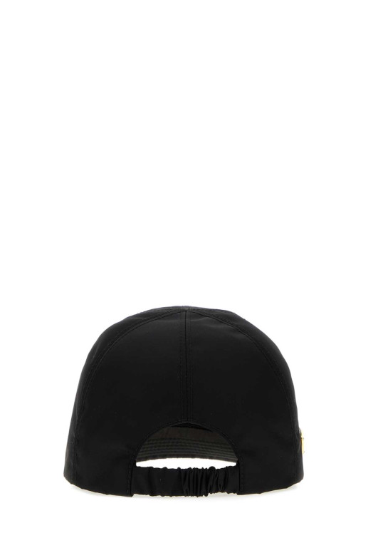 Чорна бейсболка з ре-нейлону PRADA (1HC5182DMI)