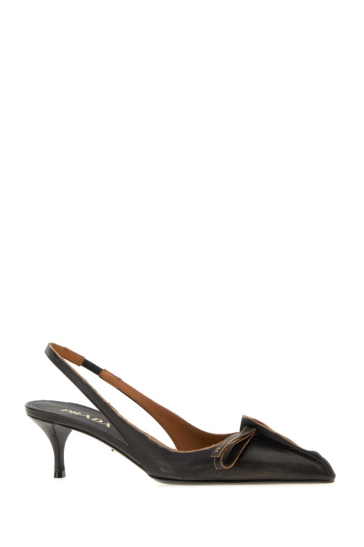 Black leather pumps PRADA (1I449OF055V69)