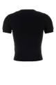 Чорна трикотажна футболка ALEXANDER WANG (1KC3261083)