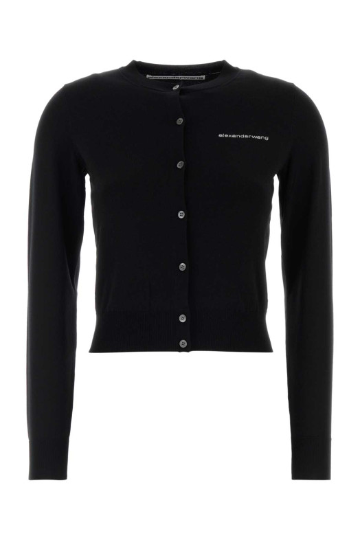 Black knit cardigan ALEXANDER WANG (1KC3263085)