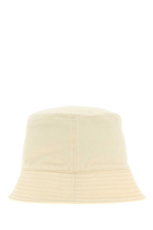 Cream gabardine bucket hat PRADA (2HC137192A)