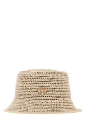 Sand crochet bucket hat PRADA (2HC1372HGN)