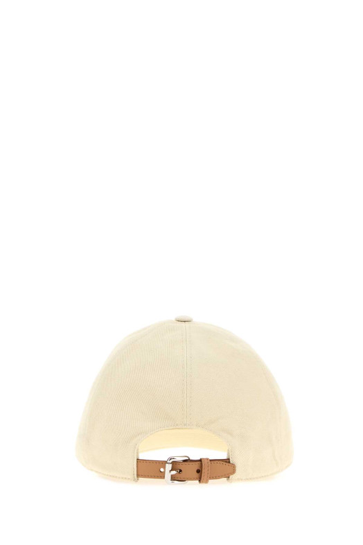 Cream cotton baseball cap PRADA (2HC504192A)