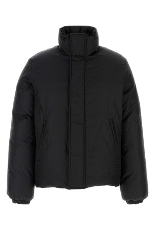 Чорна нейлонова пухова куртка ALEXANDER MCQUEEN (843522QRACA)
