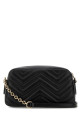 Black nappa leather GG Marmont crossbody bag Black GUCCI (855273AAFXD)