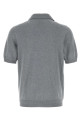 Grey wool polo shirt ALEXANDER MCQUEEN (875478Q1BHG)