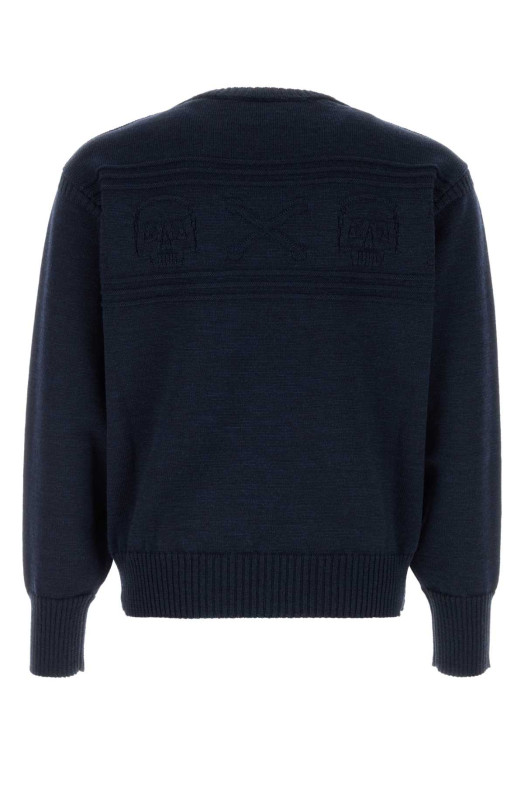 Navy blue wool sweater ALEXANDER MCQUEEN (875484Q1BHJ)