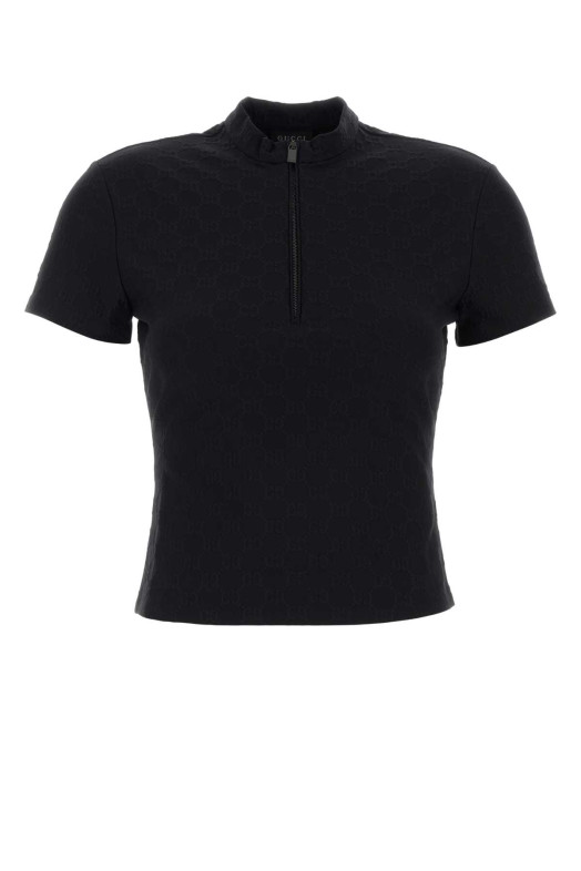 Black GG jacquard top Black GUCCI (875701XJHX3)